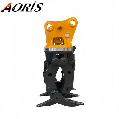 Въртящ се на 360 градуса хидравличен грайфер за трупи за 20T багер